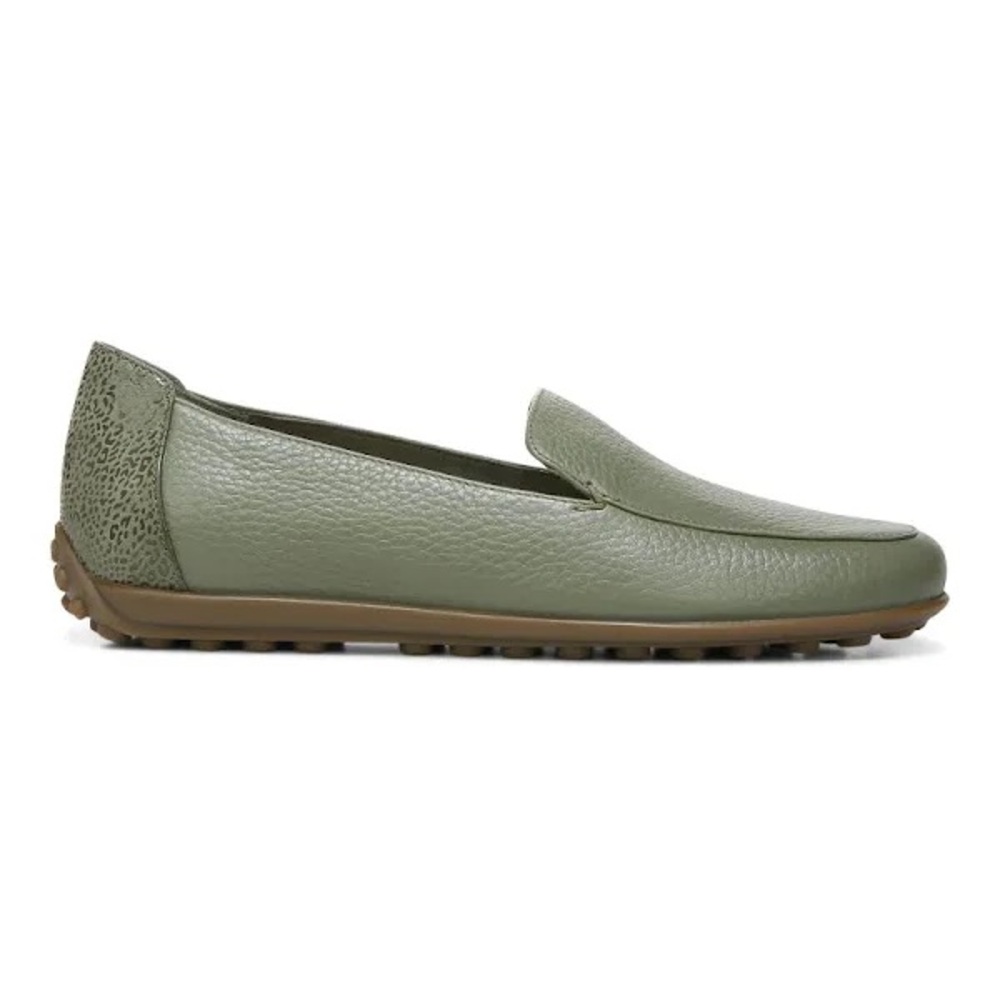 Vionic Sage Green Leather Loafers